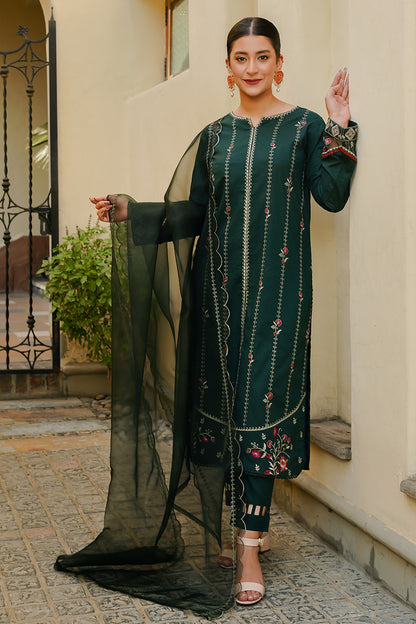 Dark Green Dupatta