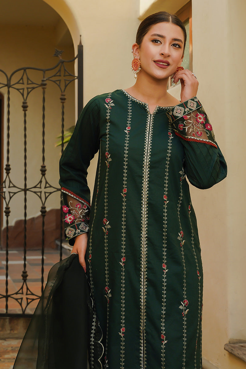 Dark Green Dupatta