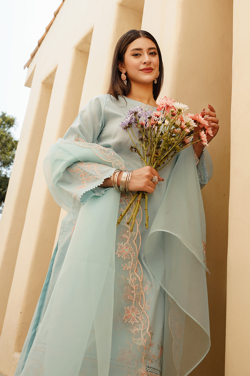 Ice Blue Dupatta