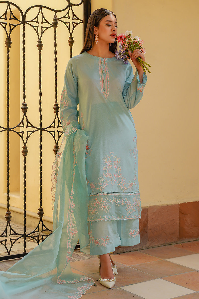 Ice Blue Dupatta